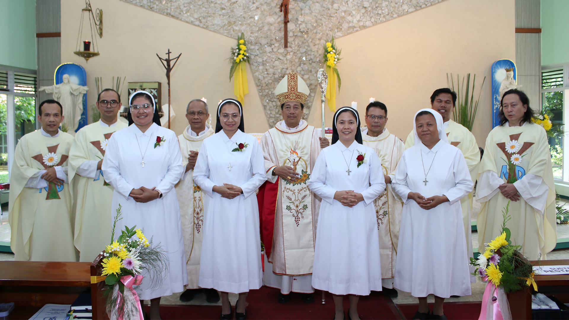 The Perpetual Vows of the Three Sisters of Notre Dame Indonesia in Pekalongan